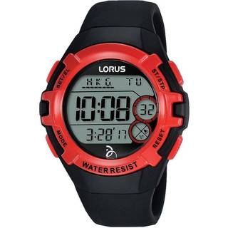 Lorus Novak Djokovic Foundation Red and Black Rubber Strap Men's Watch R2389LX9