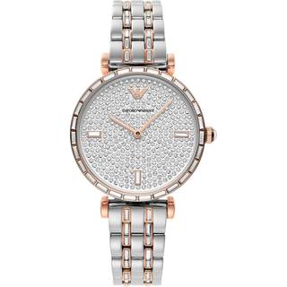 Emporio Armani Sølv Steel Quartz Ur