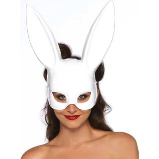 Hvid kanin maske