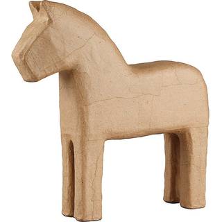 Håndlavet Papmaché Hest - 24,5 cm Dekoration