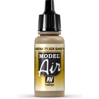 Vallejo Model Air 17Ml Sand Yellow [Levering: 1-2 dage]
