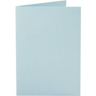 Elegante lyseblå kort 10,5x15 cm - 10 stk.