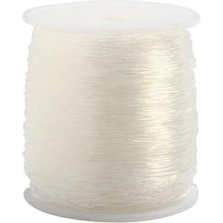 Rund Elastiksnor 0,8 mm - 100 m til Smykker
