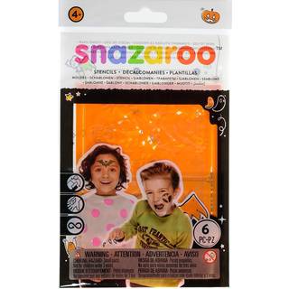 Ansigtsmaling Snazaroo Halloweenmotiver / Stensils - 6 stk