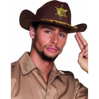 Cowboyhat Deputy Sherif, brun