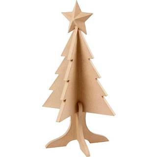 Elegant Juletræ i Papmaché - 63 cm Høj