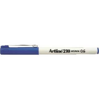 Fineliner Artline 210 M 0.6 blå, Artline EK-210 BLUE, 12stk