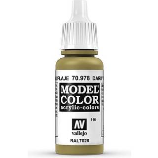 Vallejo Model Color 17Ml Dark Yellow [Levering: 1-2 dage]