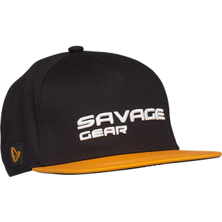 Flat Peak Logo Cap / Kasket - Black Ink
