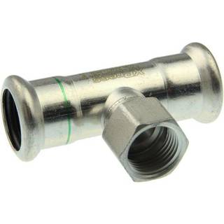 Vsh Fabrieken Vsh tee muffe/muffe/muffe 22 mm x 3/4x22 mm syrefast