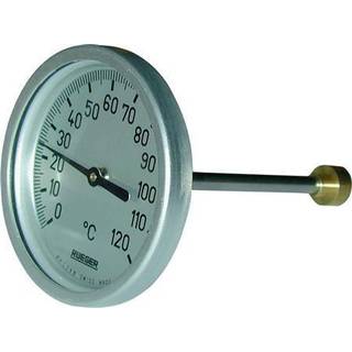 Termometer 0-120° Ø100. 100Mm Føler.Kl 1 Sørensen & Kofoed