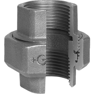 Union Sort 1/2" Muffe-Muffe