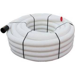 Unite ventilationsslange rulle a 50 meter hvid Ø75