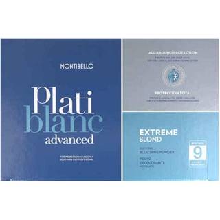 Montibello Plati blanc Lysnende pudder med lavendel Extreme blond 2x500 g - 2x500 g