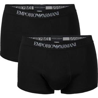 Armani Pure Cotton Trunk 2-pak - Black - X-Large * Kampagne *