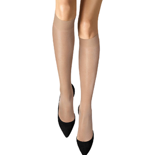 Wolford SATIN TOUCH 20 KNEE-HIGHS Gobi Medium
