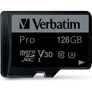 Verbatim Micro SDXC Card PRO 128 GB U3 - inkl. adapter