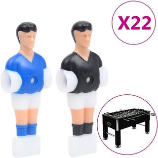 spillerfigurer til bordfodbold til 12,7 mm stang 22 stk.