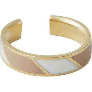 Design Letters CandyRingStribet,Beige/Hvid
