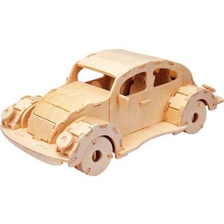 Eureka Gepetto's Workshop Wooden Construction Kit 3D - Car