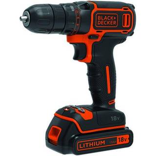 Skruemaskine Black & Decker BDCDC18B-QW; 18 V; 2x1,5 Ah batt.