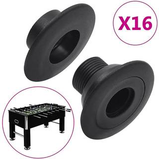 lejer til bordfodboldbord 15,9/16 mm stang 16 stk.