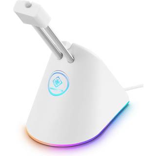 Deltaco GAM-044-W-RGB - Gaming Muse Bungee - Ambidextrous - Hvid -> Forventet levering: 1-2 hverdage