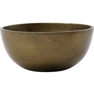 House Doctor Crown Candle Holder Ø12.5 Cm - Lysestager Aluminium Antique Brass - 211151040