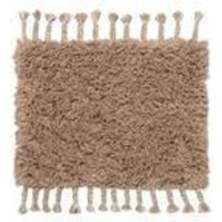 Ferm Living Amass KLONG pile tæppe 70x50 cm White Pepper