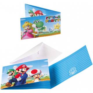 Super Mario invitationer