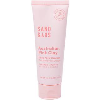 Sand & Sky Australian Pink Clay Deep Pore Cleanser Makeupfjerner gel med afgiftende effekt 120 ml - 120 ml