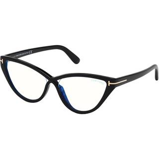 Tom Ford FT5729-B Blue-Light Block 001 56 Briller Kvinder Black - Glossy Black - 56mm