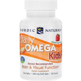 Daglige Omega Kids, Naturlig Fruitsmag - 30 bløde kapsler