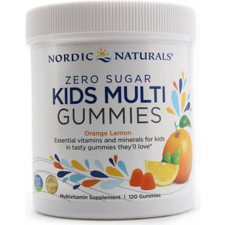 Børns Multi Zero Sukker, Orange Citron - 120 gummier