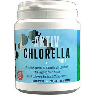 Aktiv Chlorella Tabletter ØKO - 200 Tabl. - Green Machine