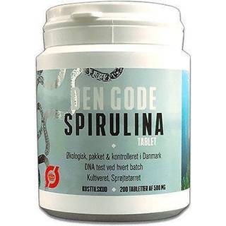 Den Gode Spirulina Tablet Ø, 200 tabletter af 500 mg