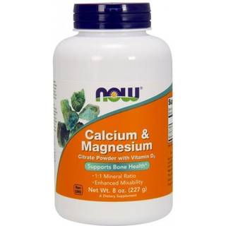 Calcium og magnesium, citratpulver med vitamin D3 - 227g