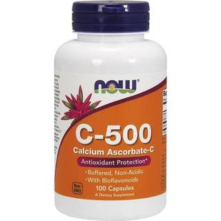 NOW Foods Vitamin C 500 Calcium Ascorbat-C kapsler
