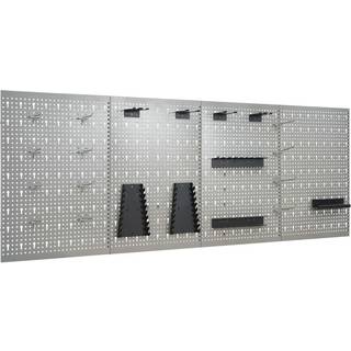 vægmonterede værktøjspaneler 4 stk. 40x58 cm stål