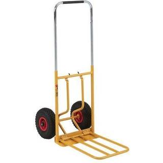 Sækkevogn, teleskophåndtag, lufthjul, 150 kg