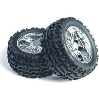 Wheel Complete, Truggy, Chrom, 2 pcs