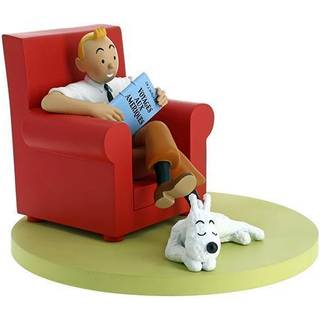 Tintin - at home (sitting in red armchair) Statue - Figur