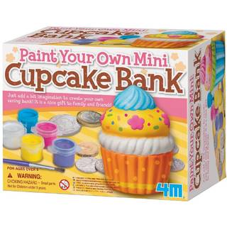 4M Creative Craft - Mal-din-egen Cupcake Sparegris - Fra 8 år.