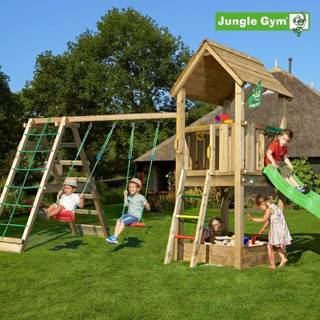 Jungle Gym Club legetårn, komplet inkl. 2-Climb Module 220 ekskl. rutsjebane