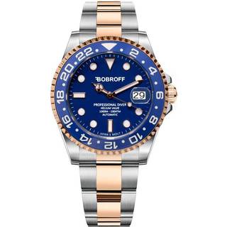 Herre Modeur Bobroff BF0006 - Stilfuld Ø 41 mm Armbåndsur