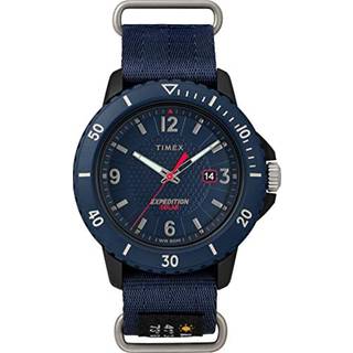 Timex Military Expedition Solar Blue Dial Fabric Strap Men's Watch TW4B14300