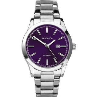 Sekonda ColourPop Quartz Navy Dial Stainless Steel Bracelet Ladies Watch 40366