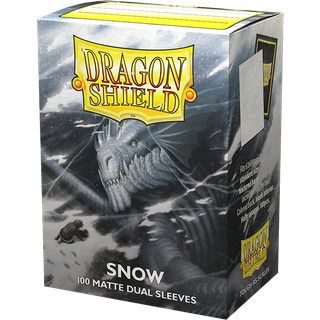 "Dragon Shield Standard Sleeves Dual Matte Snow"
