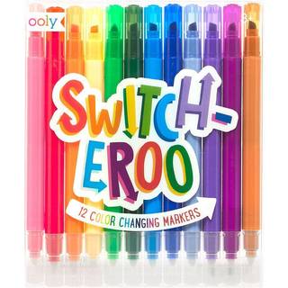 Ooly Tuscher m. Farveskift - Switch-Eroo - 12 stk.