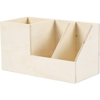 Creativ Company - Wooden Pencil Box 3 Compartments